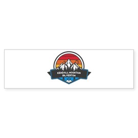 CafePress Kendall Mountain Ski Area Silverton Colorado 10"x3" Rectangle Vinyl Bumper Sticker Car Decal