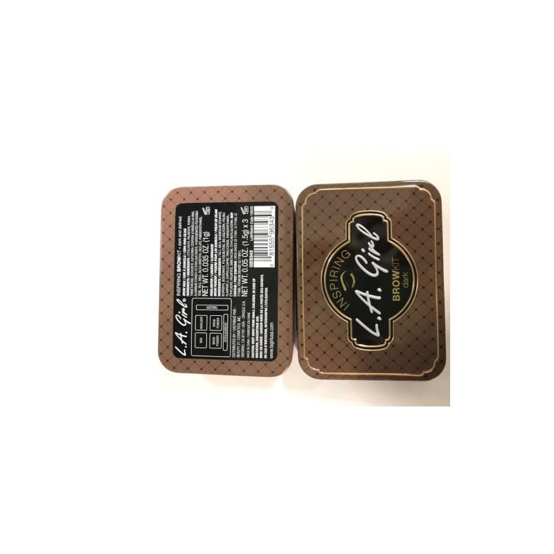 L.A. Girl Inspiring Brow Palette, Dark and Defined, 0.085 Ounce