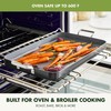 GreenPan Valencia Pro 18" x 11" Double Burner Griddle Pan,
