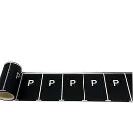 HUIKKJP Parking Lot Micro Landscape Parking Tape DIY Supplies Lots Children's Toy Notebook Planner Scrapbooking Wrapping Present Decoration (1 roll of parking lot, length 16.4 ft (5 m), width 3.0