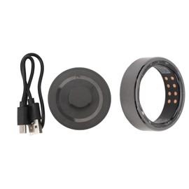 Smart Ring Step Counter Sleep Quality Monitoring Ring Wireless Charging Sports Health Tracker Built in Battery Size 12