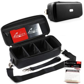 Quiver Time Black Bolt Card Carrying Case fits PM Cards and other TCG Games - Storage Bag for Playing/Trading Cards and Deck Box (Straps, Dividers & 100 Apollo Card Sleeves)