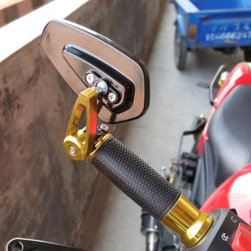 OKSTNO 1Set 7/8" 22mm Universal Motorcycle Aluminum Rear View Handle