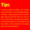 Bextile Egg Chair Cushion Replacement, Detachable Hanging Chair Cushion Washable,