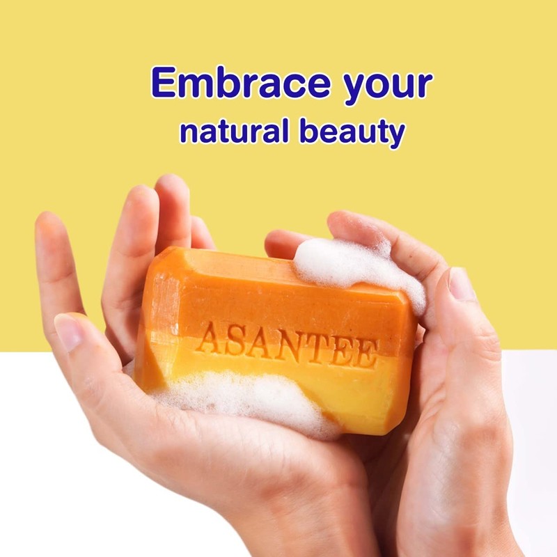 Asantee Tamarind and Turmeric Soap : 6 Pieces