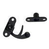 DGBRSM 2pcs Antique Hook Hasp Latch Black Padlock Hasp Hook