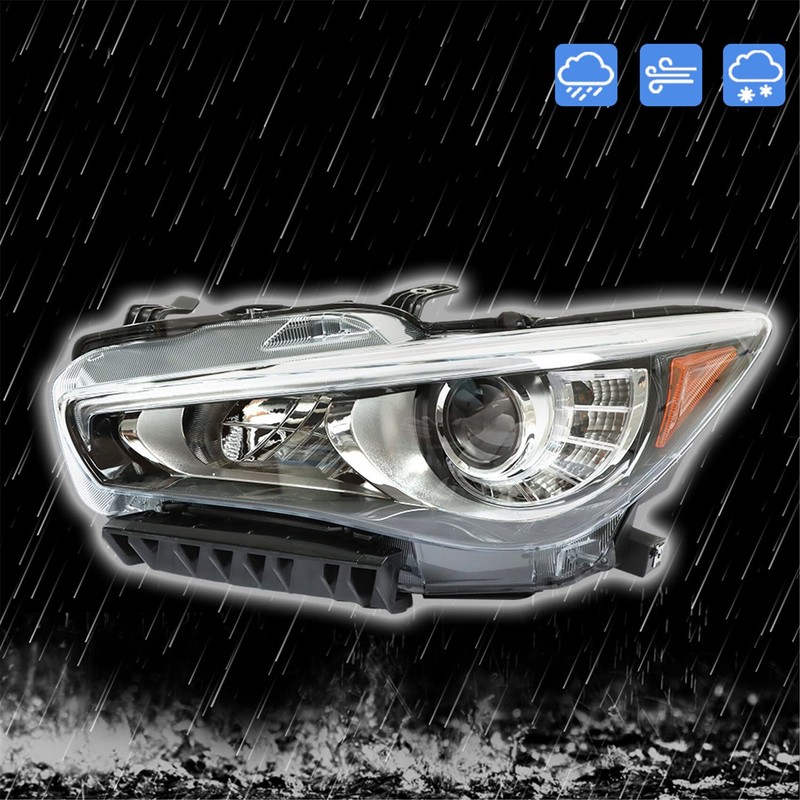 labwork Headlight Replacement for 2014-2022 Infiniti Q50 w/o AFs with