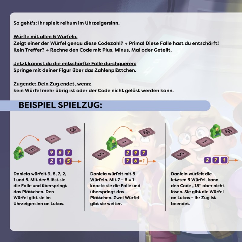 HABA Geheimcode 13+4 - Learning Board Game & Calculation Game