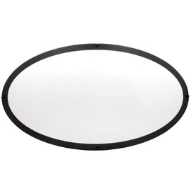 Maxxima 32" Oval Black LED Ceiling Mount Light Fixture, 5500 Lumens, 3 CCT Color Selectable 3000K/4000K/5000K, Dimmable Flush Mount Indoor Light, Perfect for Kitchen or Bedroom Lighting