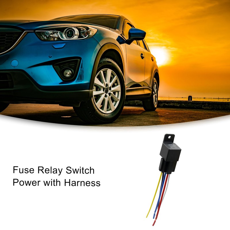 ACROPIX Car Motor Fuse Relay Switch with Harness Power Universal