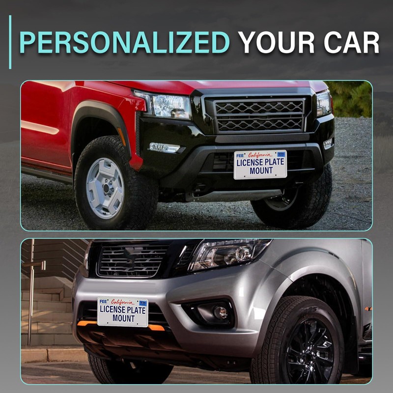 Front License Plate Bracket Compatible with Nissan Armada 2nd gen