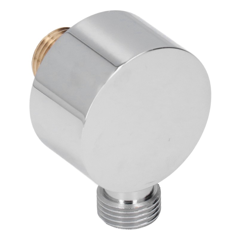 Shower Adapter Brass Construction Chrome Plated G1/2 Wall Mounted Easy