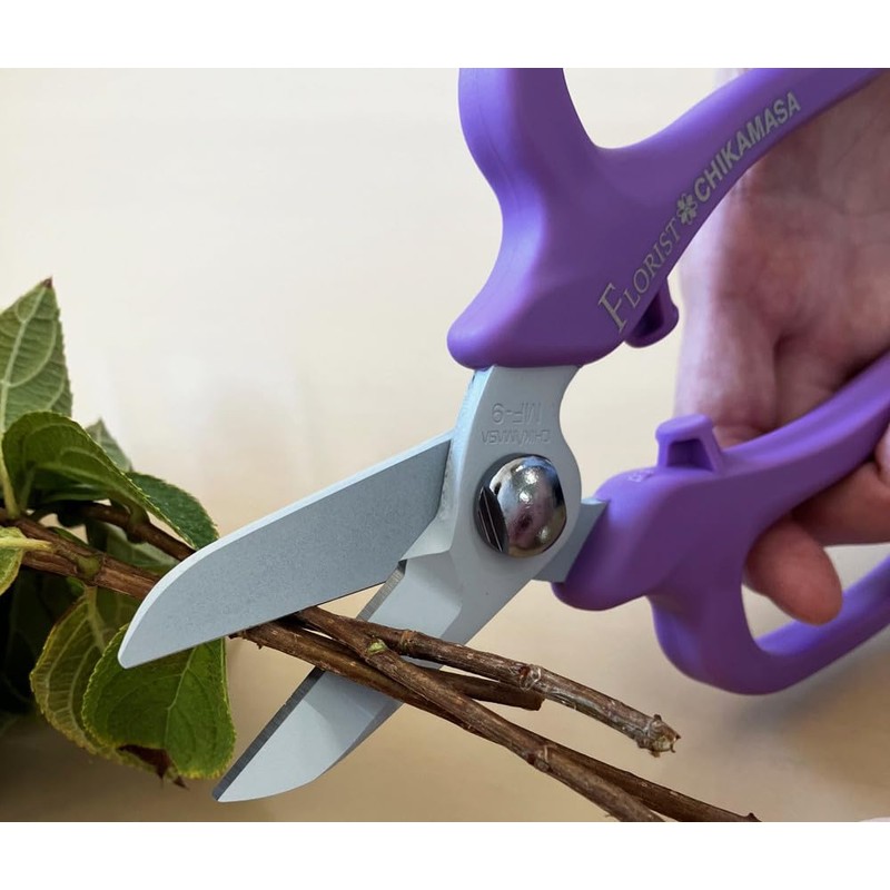 Chikamasa Florist Flower Shears Deluxe Violet MF-9000V