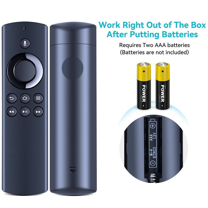 ZWP DR49WK B PE59CV Replaced Voice Remote Control for AMZ