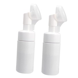 FOMIYES 2pcs Travel Size Foam Facial Cleanser Bottles 100ml Portable Cosmetics Containers