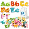 Coogam Jumbo Magnetic Letters Set of 52 ABC Alphabet Colourful