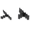 PRODIAMANT Joint Crosses T-Pieces Stackable for Patio Panels Width 4