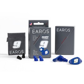 EAROS Hendrick Motorsports Car 9 High-Fidelity Ear Plugs – Durable Reusable Hearing Protection - Preserve Clear Sound While Protecting Your Hearing at Stock car Races - Multiple Ear Tips