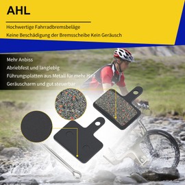 AHL 1 Pair of Bicycle Disc Brake Pads for Aquila MD-M500, Aries MD-M300, MD-M280, Mira MD-C400, Volans HD-T710, Vela HD-T290, Dorado HD-E715 Quad, Dorado E10,11