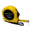 Rollmaßband, 5 m x 19 mm, mit Rücklauf, gelb/schwarz