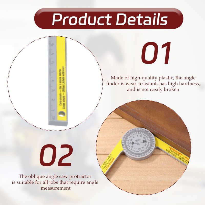 Angle Measurement Tool, M1 Caliber Miter Saw Measuring Tool with