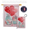 Breeze Decor Love Ballon Gnomes Wall Tapestry Hanger Banner Flags