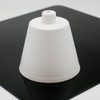 Lamps Canopy White Matt Plastic with Locking Screw for Supply