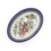 Polish Pottery 11" Oval Casserole Baker UNIKAT