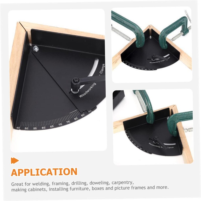 Gadpiparty Corner Clamp for Woodworking Durable Angle Clamping Tool Wide