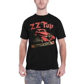ZZ Top Eliminator Men's T-Shirt Black Band Merch, Bands, black