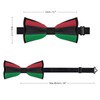 DZUAIKIT Pan-african Flag Bow Ties for Men Classic Bowtie with