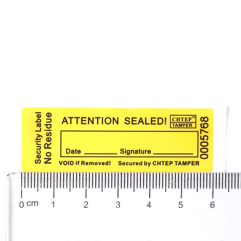 100PCS Chtep Tamper Tamper Evident Stickers, No ResidueTamper,Evident Security Warranty