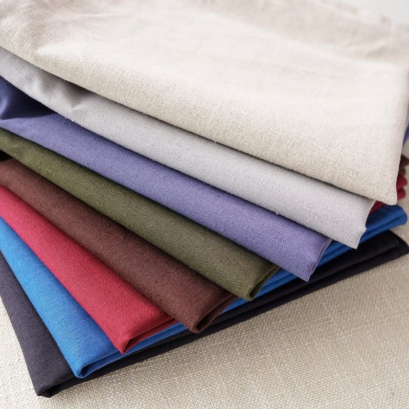 Jeanerlor - Funda de cojín Decorativa Cuadrada de Lino de