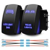 Xislet LED Light Bar & Rear Light Rocker Switches 5Pin