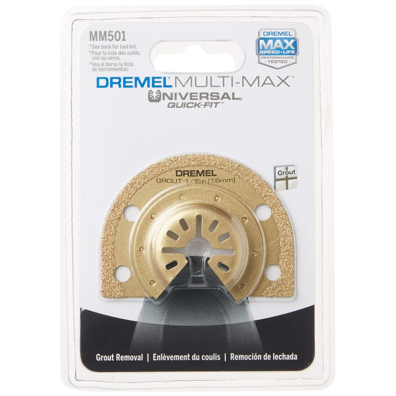 Dremel MM501 1/16-Inch Oscillating Multitool Blade for Grout Removal, Fast