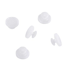 LA MIERE Botón lingual de ortodoncia dental de 10 piezas, base redonda/rectangular de cerámica compuesta adherible (botón lingual de cerámica compuesta redondo)