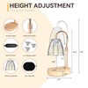 TOACSUCP Candle Warmer Lamp with 3 Bulbs, Adjustable Height Dimmable