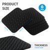 Exercise Equipment Floor Protection Mat: 6pcs Non-Slip Mat Pads for