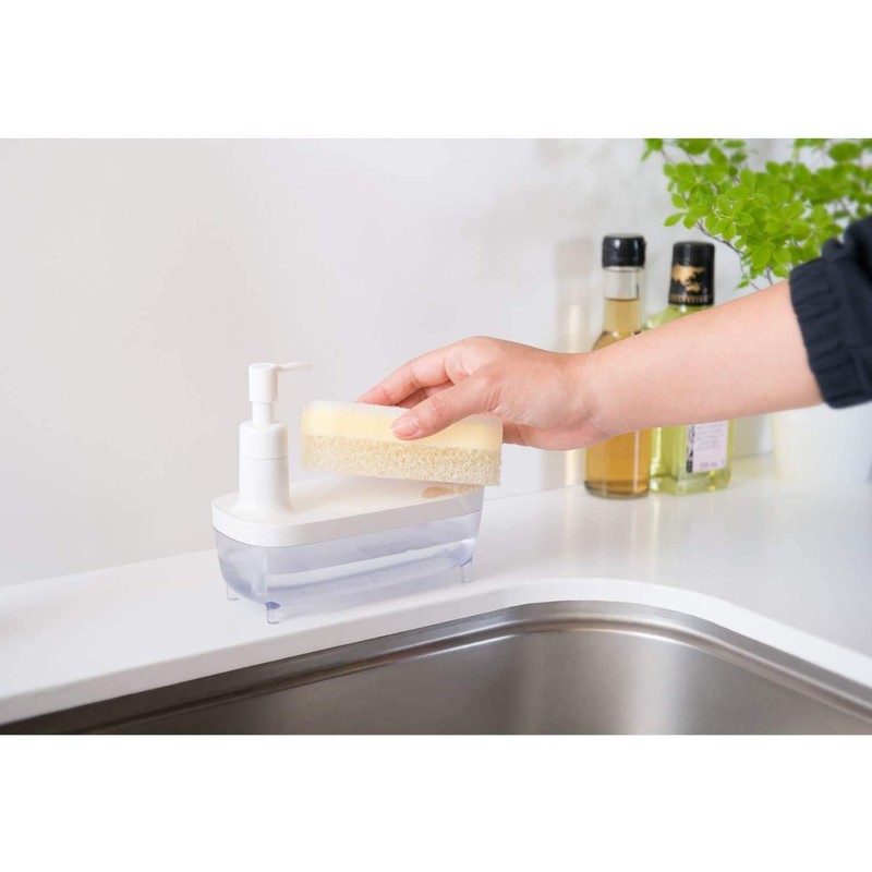 OHE Kitchen Sponge, White, Approx. Height 4.7 x Width 2.6
