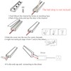 20-Pack Pre-Drilled Countersunk Hole 3.3FT/1 Meter LED Strip U Channel