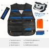 Kids Military Vest Kit Shooting Refill Darts and 6 Dart