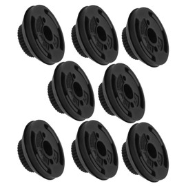 EMSea Pack of 8 Car Engine Cover Clip 013711 0137F6 Compatible with Peugeot 206 207 306 307 406 607 Compatible with Citroen C1 C4 C8 Black