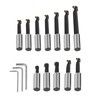 netuera 12-Pack Set 3 Boring Head R8 Shank Boring Tool