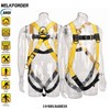 WELKFORDER 3D-Ring Industrial Fall Protection Safety Harness ANSI/ASSE Z359.11-2021 Compliant