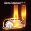 Folding Portable Shoe Dryer Home UV Deodorizing Shoe Dryer Retractable