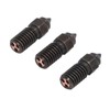 3Pcs Hardened Steel Nozzle 3 Holes High Flow 1.75mm Long