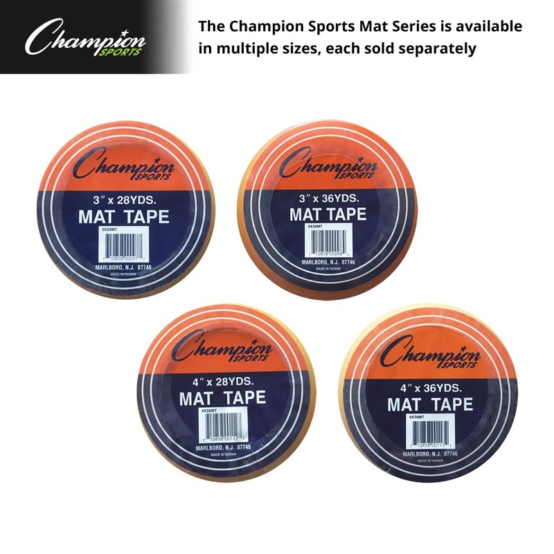 Champion Sports 3-Inch x 28-Yard Mat Tape
