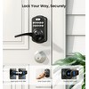 Veise Keypad Door Lock with Handle, Keyless Entry for Front