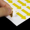 PATIKIL Small Arrow Sticker Label 1.2 x 0.5 Inch Pack