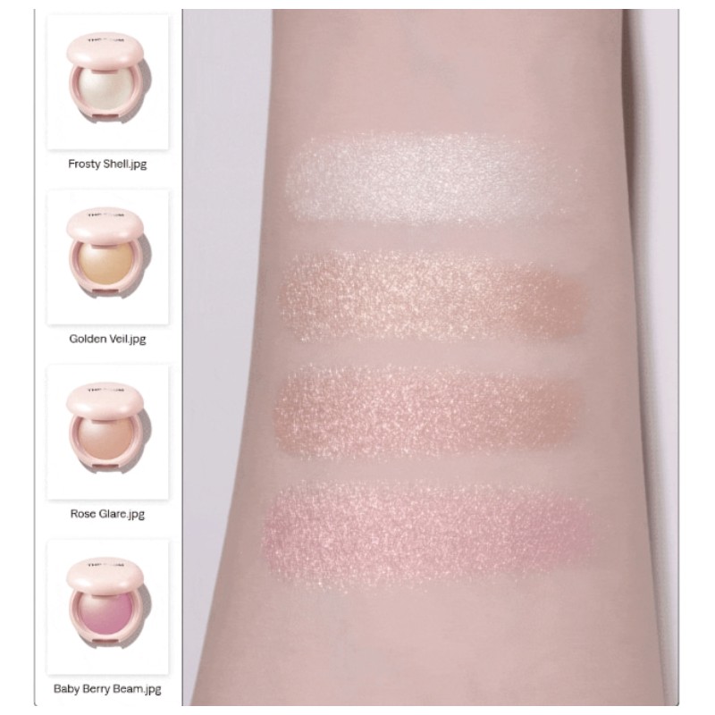 THE SAEM Glam Perfection Baked Highlighter 5.5g, Shade:02 PK02 Baby
